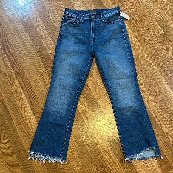 MOTHER The Insider Crop Step Fray Size 28 NWT - Picture 6 of 15